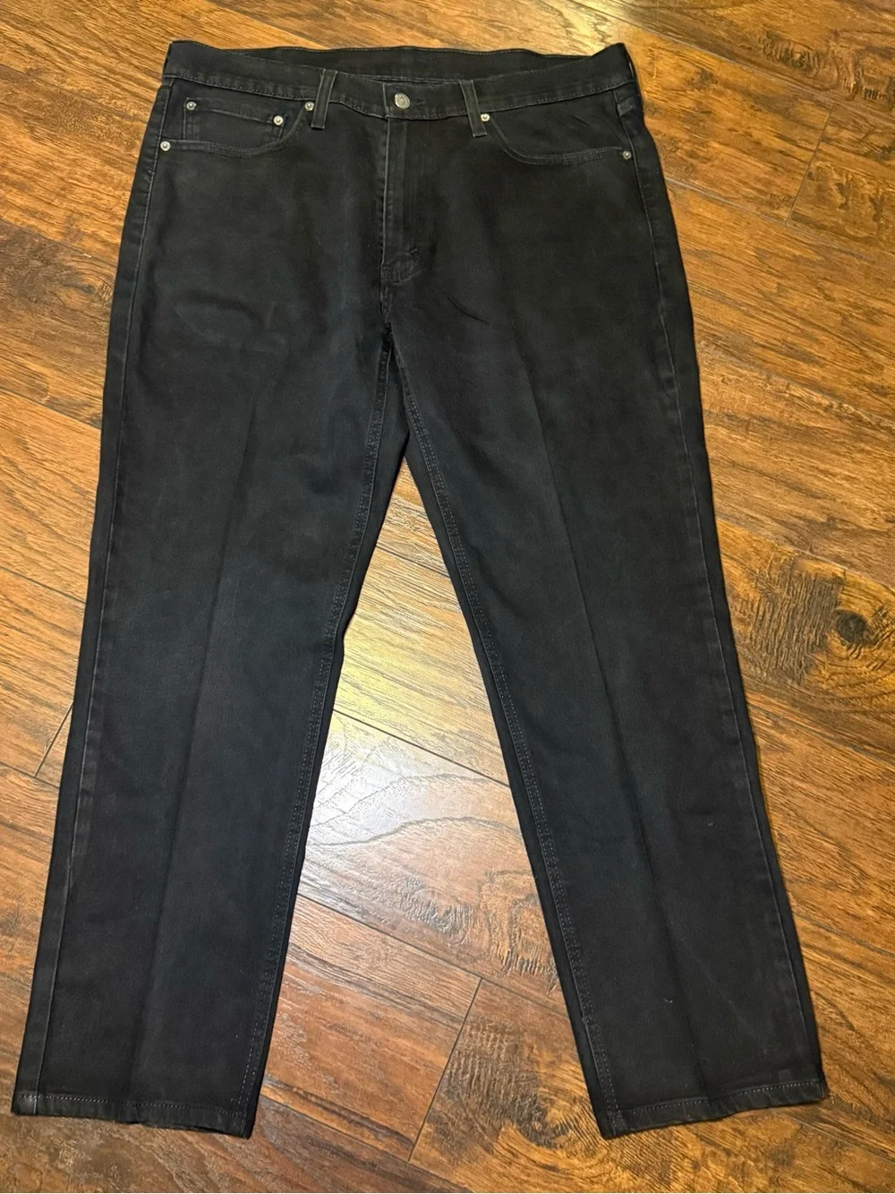 Levi's 541 36x30 Black Athletic Taper Classic Jeans Minimalist Edgy Grunge